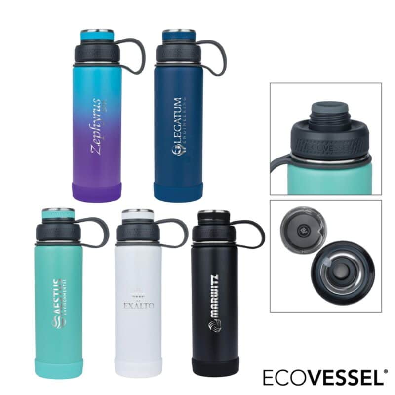Custom EcoVessel Boulder 20 oz. Vacuum Insulated Water Bottle