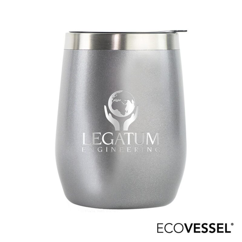 Custom EcoVessel Port 10 oz. Vacuum Insulated Wine Tumbler - 2