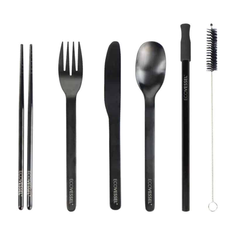 Custom EcoVessel Stainless-Steel Cutlery Set