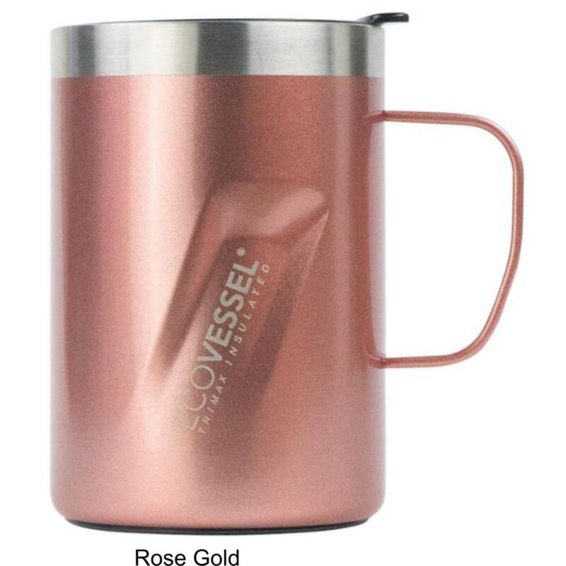 Custom Ecovessel® 12 oz Transit Insulated Coffee Mug / Camping Mug - 2