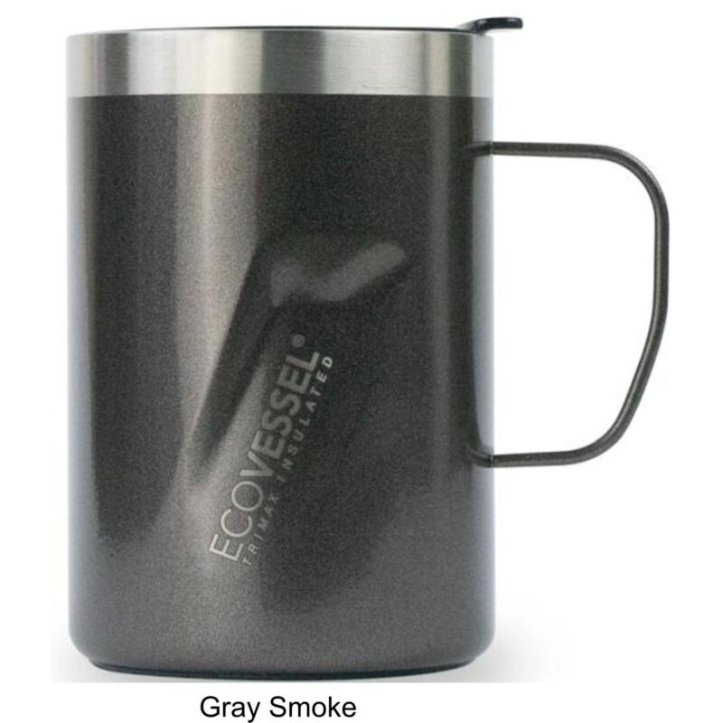 Custom Ecovessel® 12 oz Transit Insulated Coffee Mug / Camping Mug - 6