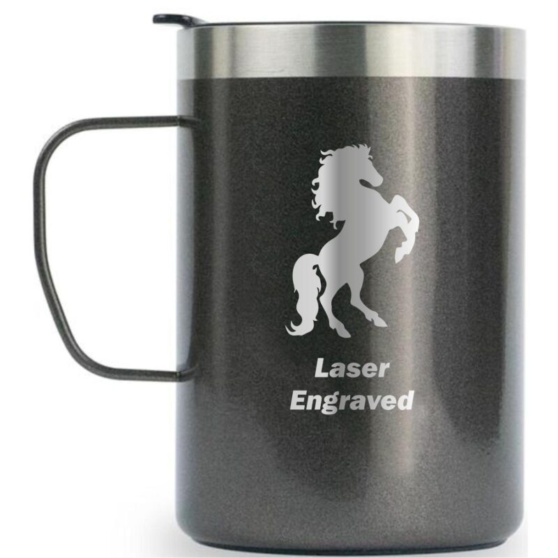 Custom Ecovessel® 12 oz Transit Insulated Coffee Mug / Camping Mug