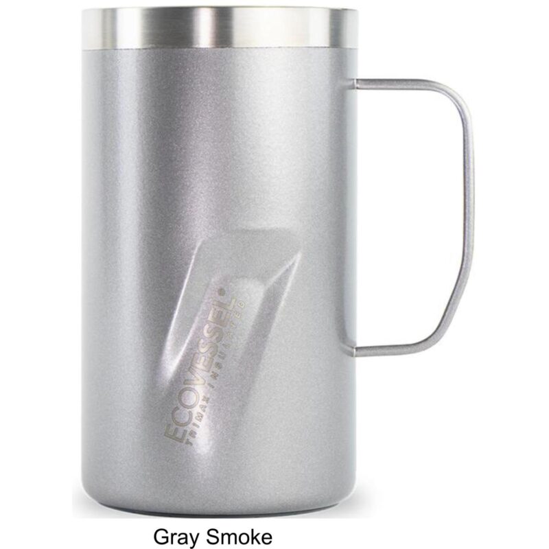 Custom Ecovessel® 16 oz Transit Insulated Coffee Mug / Camping Mug - 6