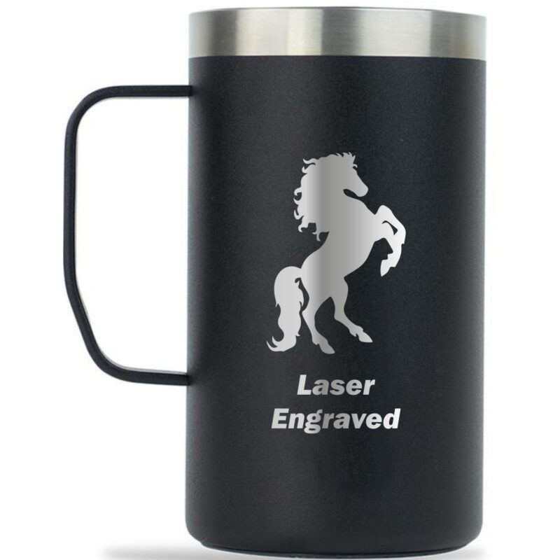 Custom Ecovessel® 16 oz Transit Insulated Coffee Mug / Camping Mug