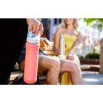 Custom Ecovessel® 24 oz Summit Insulated Straw Water Bottle - 1