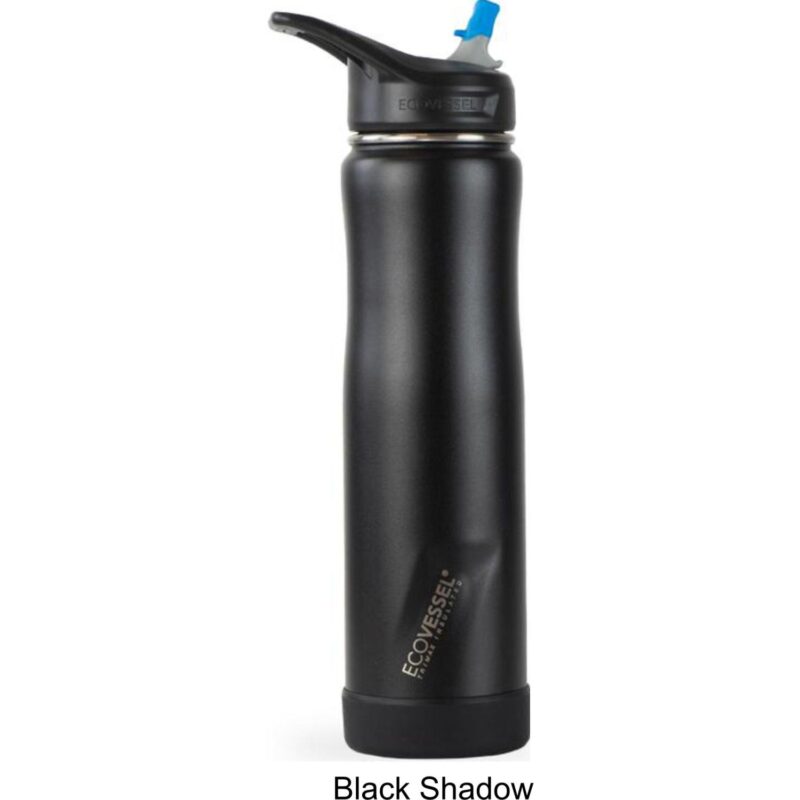 Custom Ecovessel® 24 oz Summit Insulated Straw Water Bottle - 8