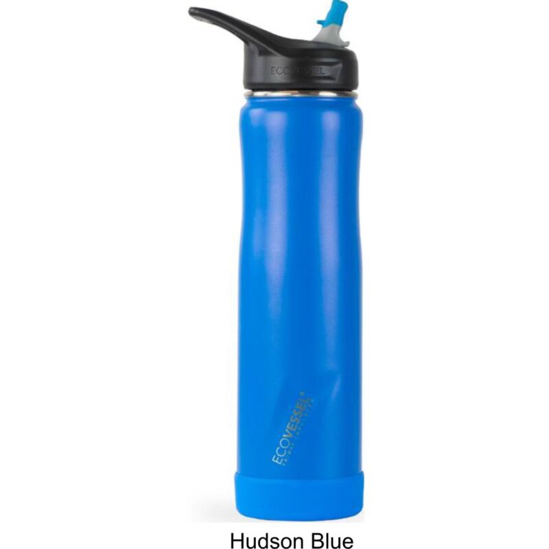 Custom Ecovessel® 24 oz Summit Insulated Straw Water Bottle - 9
