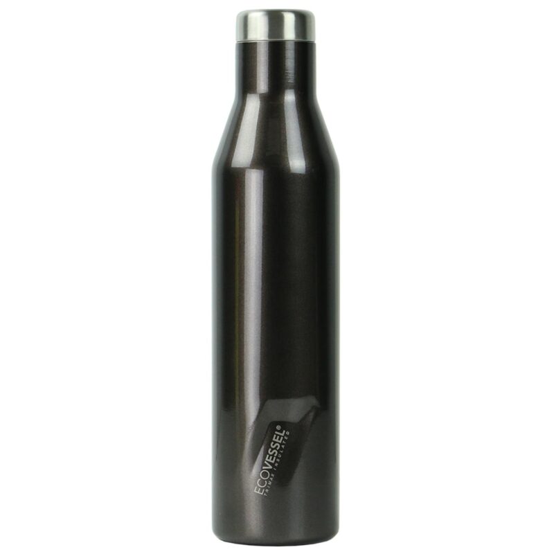 EcoVessel-Aspen-25-Oz-Insulated-Ss-Water-Bottle-Gray-Smoke-ASPN25GS Custom EcoVessel Aspen 25 Oz Insulated Ss Water Bottle - Gray Smoke