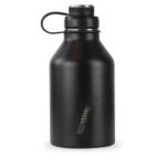 Custom EcoVessel Boss - 64 Oz. Trimax Triple Insulated Growler - 2-Piece Screw Cap W/Infuser - Black