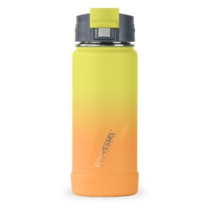 Custom EcoVessel Perk 16 Oz. Insulated Coffee Travel Mug Tumbler W/Tea Strainer - Summer Sun