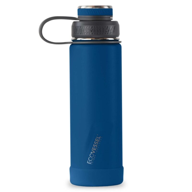 EcoVessel-Boulder-20-Oz-Trimax®-Ss-Water-Bottle-Nightfall-Navy-BLDR20NN Custom EcoVessel Boulder 20 Oz Trimax® Ss Water Bottle - Nightfall Navy