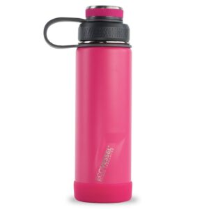 Custom EcoVessel Boulder 20 Oz Trimax® Ss Water Bottle - Wild Magenta