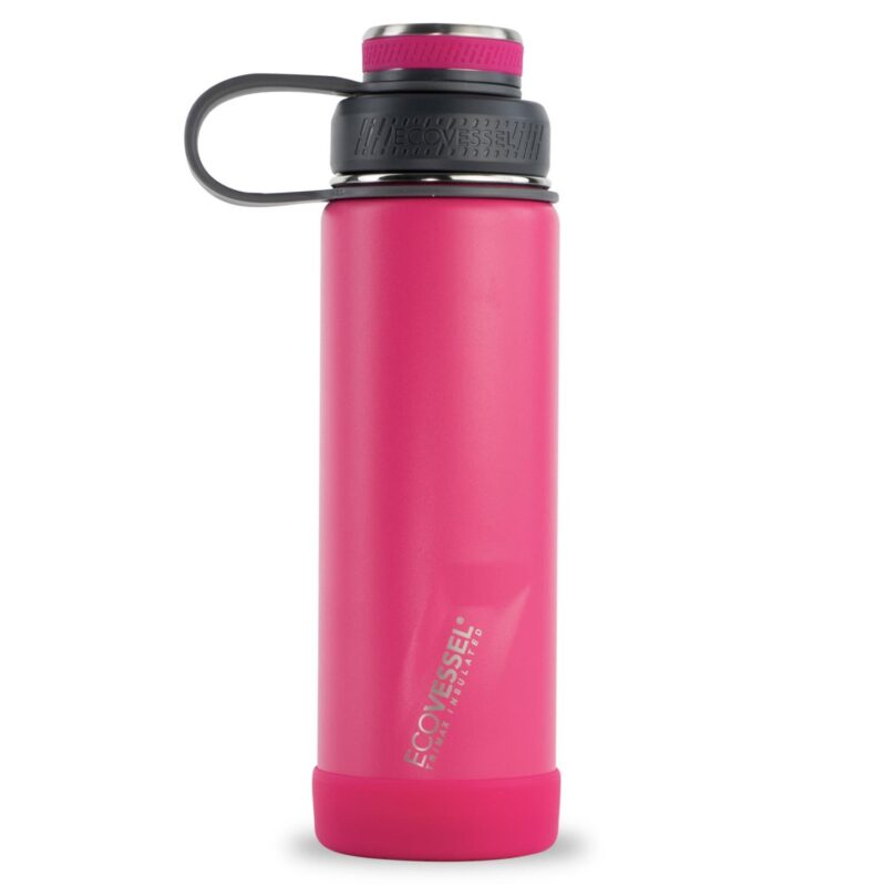 EcoVessel-Boulder-20-Oz-Trimax®-Ss-Water-Bottle-Wild-Magenta-BLDR20WM Custom EcoVessel Boulder 20 Oz Trimax® Ss Water Bottle - Wild Magenta