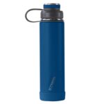 Custom EcoVessel Boulder 24 Oz Trimax® Insulated Ss Water Bottle - Nightfall Navy