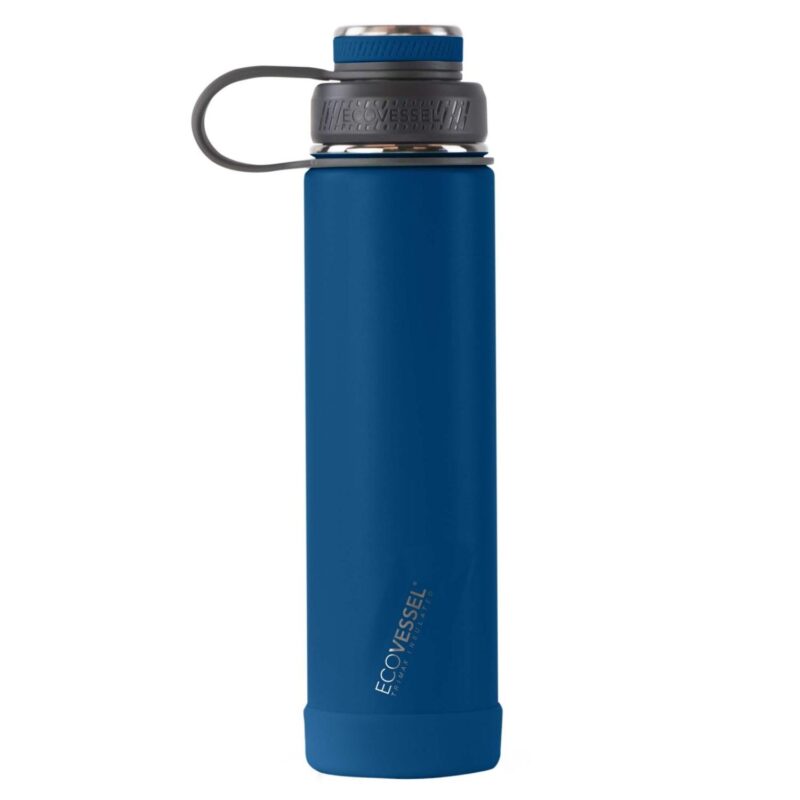 EcoVessel-Boulder-24-Oz-Trimax®-Insulated-Ss-Water-Bottle-Nightfall-Navy-BLDR24NN Custom EcoVessel Boulder 24 Oz Trimax® Insulated Ss Water Bottle - Nightfall Navy