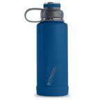 Custom EcoVessel Boulder 32 Oz Trimax® Insulated Ss Water Bottle - Nightfall Navy
