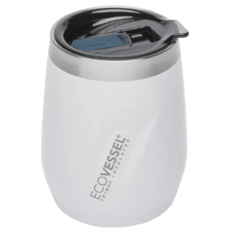 Custom EcoVessel 10 oz Wine Tumbler with Sliding Lid - 3