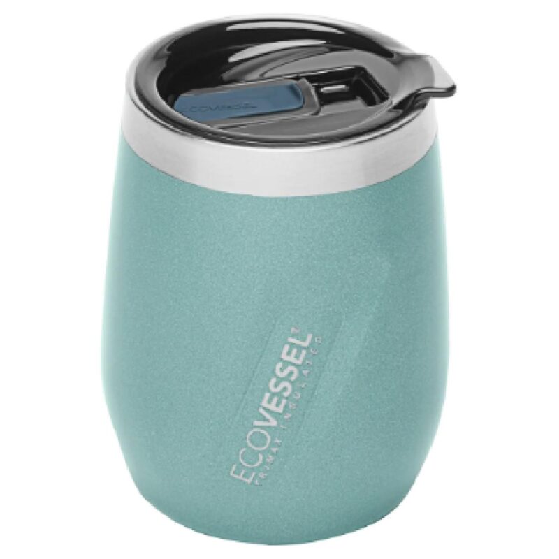 Custom EcoVessel 10 oz Wine Tumbler with Sliding Lid - 4