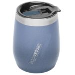 Custom EcoVessel 10 oz Wine Tumbler with Sliding Lid - 5
