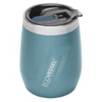 Custom EcoVessel 10 oz Wine Tumbler with Sliding Lid - 7