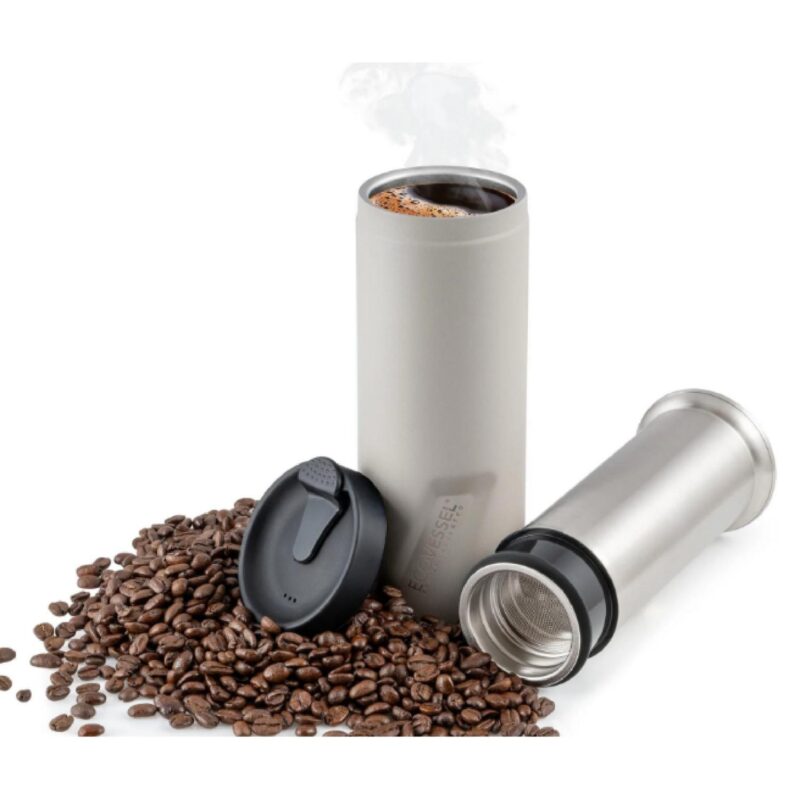 Custom EcoVessel 14 oz All-in-One French Press and Travel Tumbler - 1