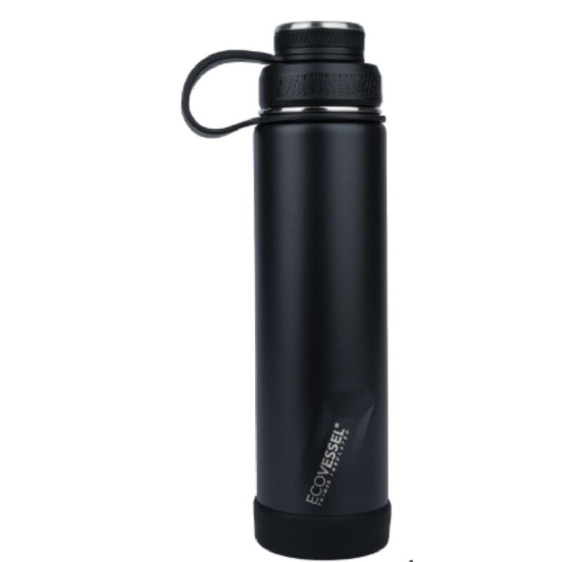 Custom EcoVessel 20 oz Bottle with Screw Top & Strainer - 2