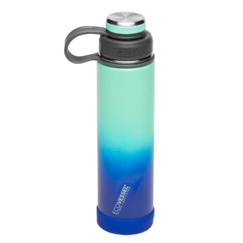 Custom EcoVessel 20 oz Bottle with Screw Top & Strainer - 3