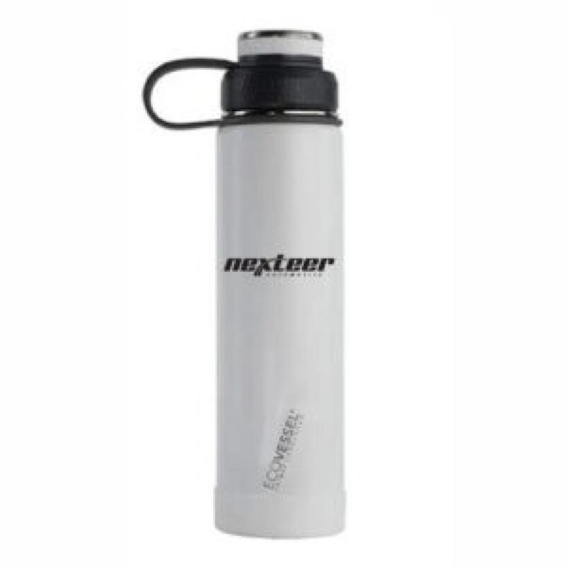 Custom EcoVessel 20 oz Bottle with Screw Top & Strainer