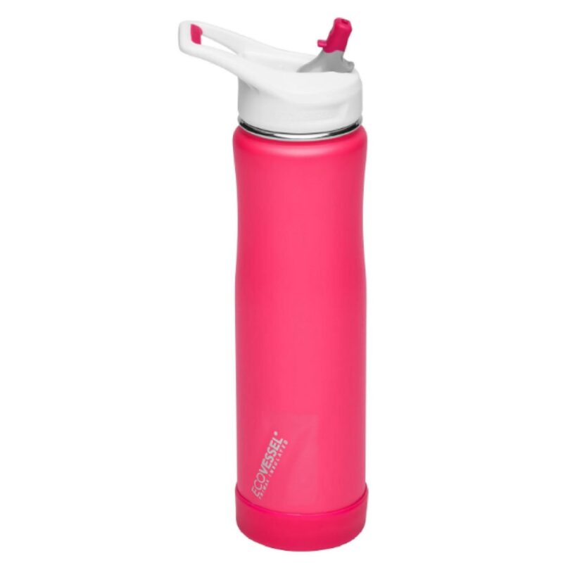 Custom EcoVessel 24 oz Bottle with Straw Top - 4